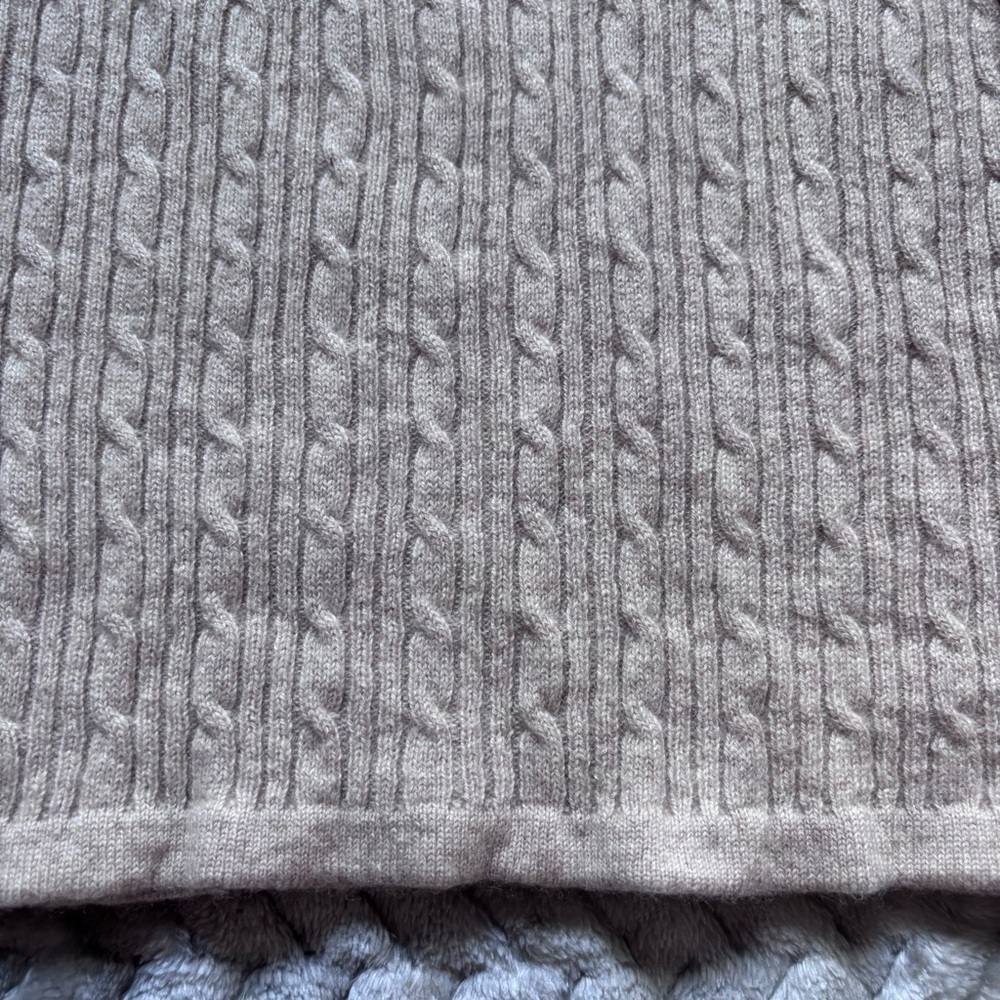 ⭐️⭐️⭐️Women’s Pursuits LTD 100% CASHMERE sweater neutral cream size medium - Picture 3 of 10